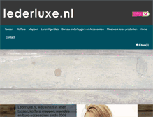 Tablet Screenshot of lederluxe.nl